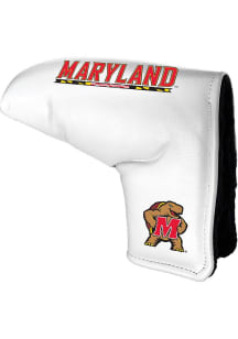 White Maryland Terrapins Tour Blade Putter Cover
