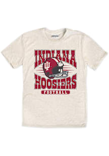 Indiana Hoosiers Youth White Helmet Short Sleeve T-Shirt