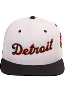 Detroit Pistons Natural Detroit Bad Boys Detroit Script 2T Mens Snapback Hat