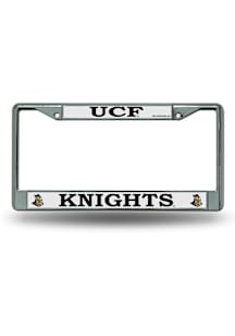 UCF Knights Premium Chrome License Plate Frame - Silver