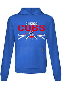 Levelwear Chicago Cubs Mens Blue Relay Arcade Hood