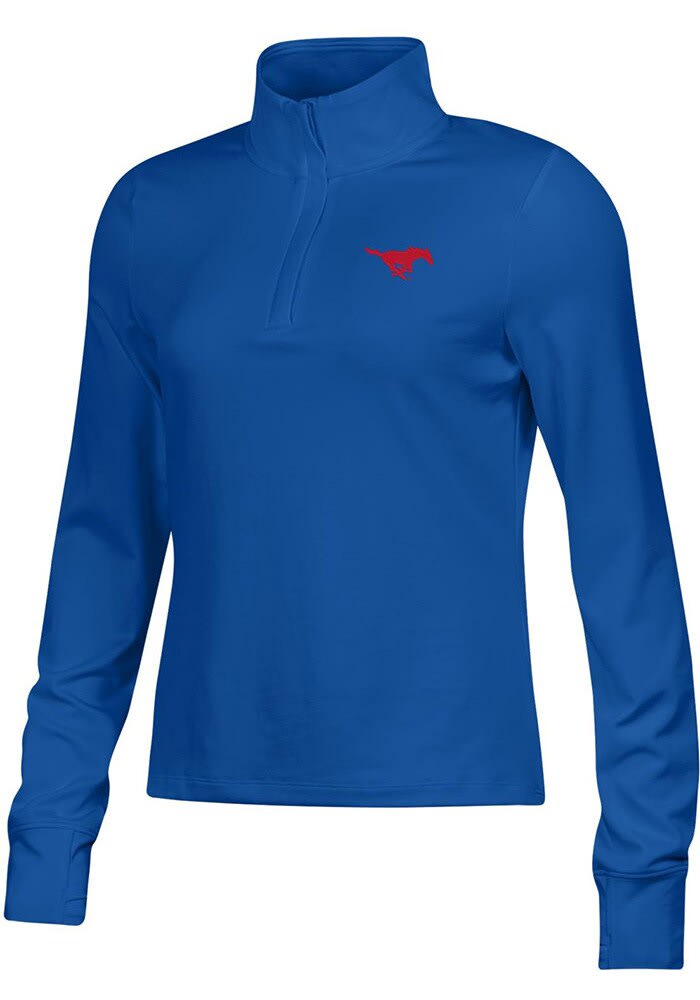 SMU Mustangs Under Armour Womens ROYAL Motion Long Sleeve