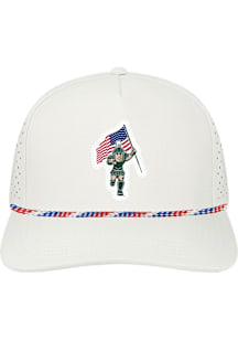 Michigan State Spartans USA Sparty Cut Above Adjustable Hat - White