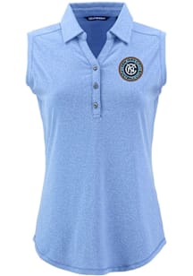 Cutter and Buck New York City FC Womens Light Blue Forge Eco Polo Shirt