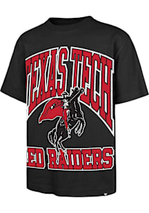 47 Texas Tech Red Raiders Black Bigger Man Foundation Short Sleeve Fashion T Shirt