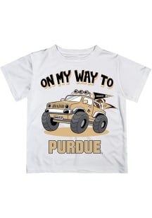 Infant Purdue Boilermakers White Vive La Fete On My Way Short Sleeve T-Shirt