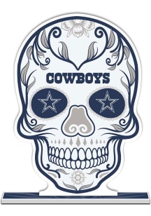 Dallas Cowboys Skull Standee Figurine