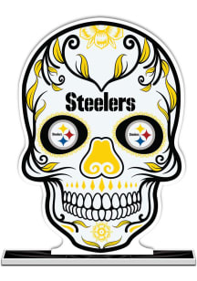 Pittsburgh Steelers Skull Standee Figurine