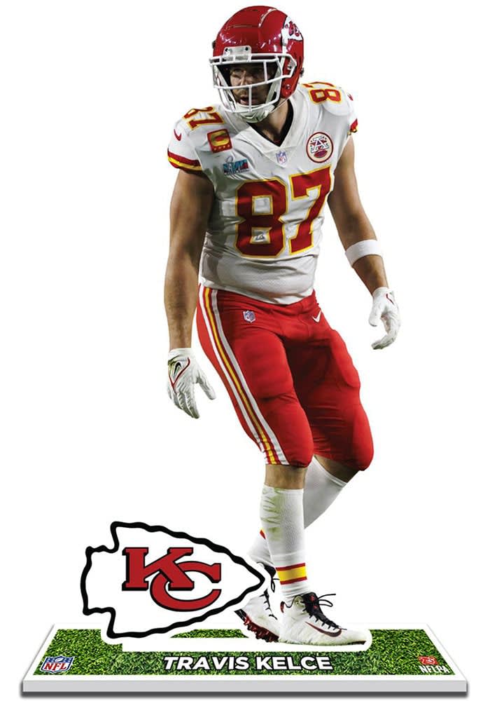Kansas City Chiefs White Jersey Logo Figurine - White