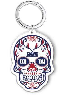 New York Giants Acrylic Skull Keychain