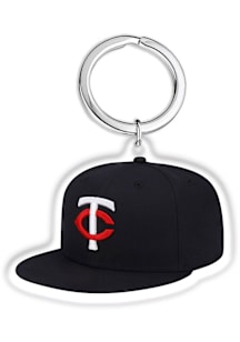 Minnesota Twins Acrylic Cap Keychain - Red
