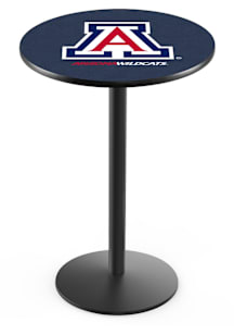 Arizona Wildcats Black Round Base Pub Table
