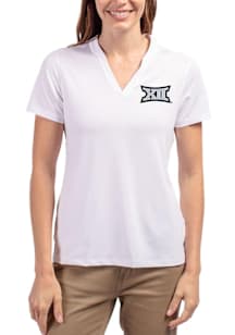 Cutter and Buck Big 12 Womens White Forge Short Sleeve T-Shirt