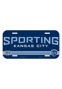 Sporting Kansas City Blue Navy Plastic Car Accessory License Plate