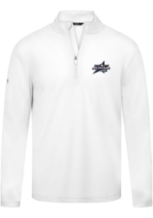 Levelwear  Mens White Heron 25 MLB ASG Long Sleeve Qtr Zip Pullover