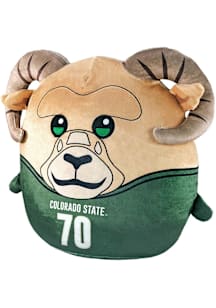 Colorado State Rams Team Mascot Throw Pillow - Green