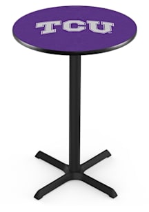 TCU Horned Frogs Cross Base Pub Table