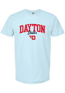 Summit Sportswear Dayton Flyers Womens Light Blue Sister Short Sleeve T-Shirt