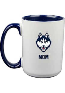 UConn Huskies Mom 15oz Ceramic Mug - White