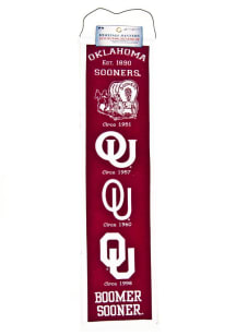 Oklahoma Sooners 8x32 Heritage Banner