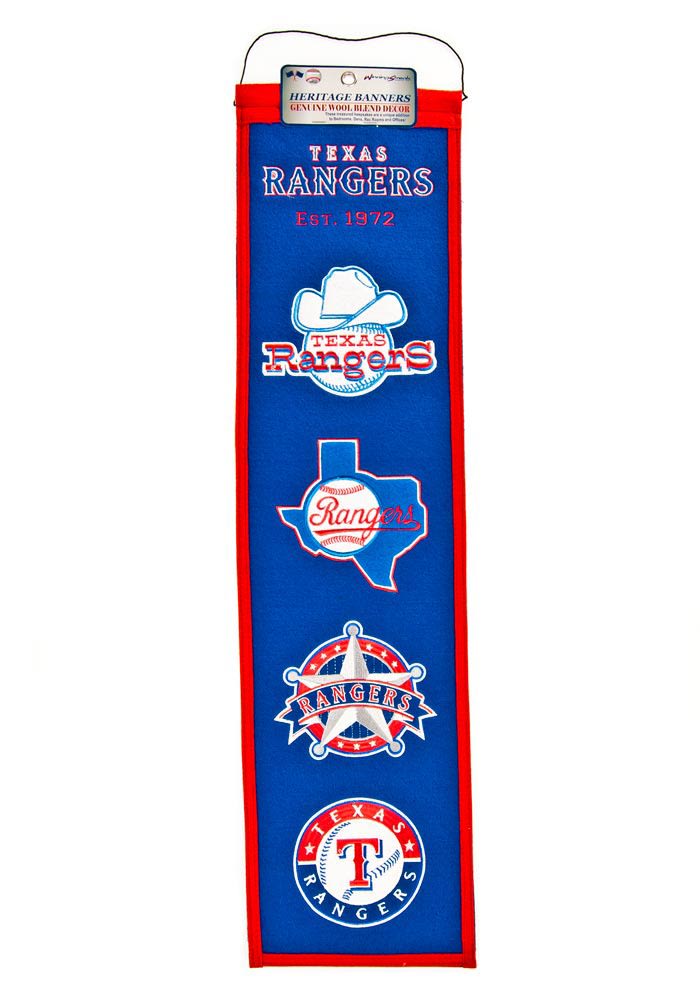 Texas Rangers 24in. Distressed State w/Logo Sign
