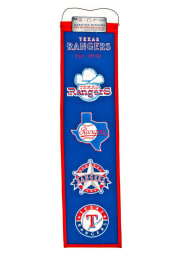 Texas Rangers 8x32 Heritage Banner