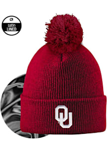 LogoFit Oklahoma Sooners Crimson Monroe Womens Knit Hat