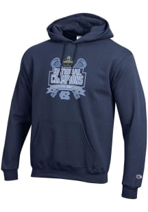 Champion North Carolina Tar Heels Mens Navy Blue 2025 Womens Lacrosse National Champions Powerblen..
