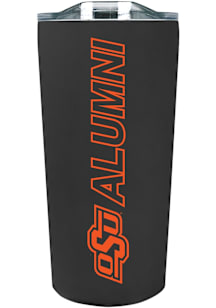 Oklahoma State Cowboys 18oz Soft Touch Alumni Stainless Steel Tumbler - Black