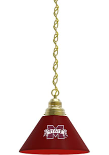 Mississippi State Bulldogs Single Gold Billiard Lamp
