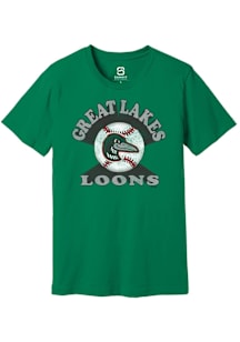 Summit Sportswear Great Lakes Loons Kelly Green Soft Arch Short Sleeve T Shirt