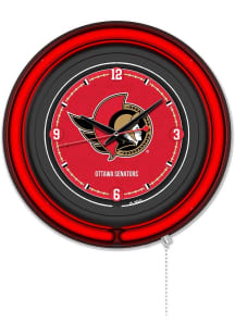 Ottawa Senators Double Neon Wall Clock