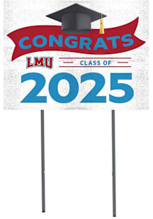 Loyola Marymount Lions KH Sports Fan 18x24 Yard Sign with Stakes Class of 2025 Yard Sign - White