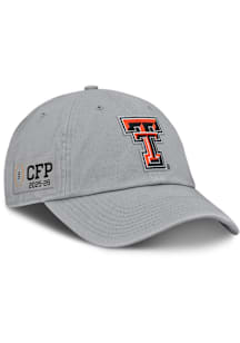 Nike Texas Tech Red Raiders College Football Playoff Bound Club Cap Adjustable Hat - Grey