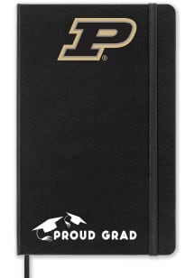 Black Purdue Boilermakers Proud Grad team logo Notebook and Folder