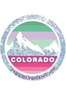 Colorado Glitter Stickers - Blue