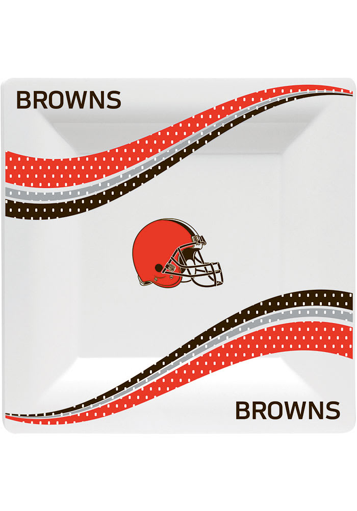 Cleveland Browns Jersey Collection 9.5 Paper Plates