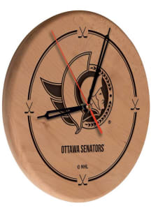 Ottawa Senators Laser Engraved Wall Clock