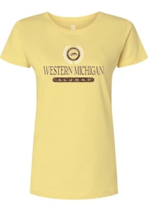 Western Michigan Broncos Yellow Summit Sportswear Alumni Short Sleeve T-Shirt