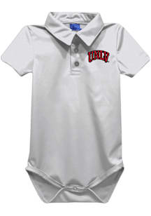 Vive La Fete UNLV Runnin Rebels Baby White Team Short Sleeve One Piece Polo
