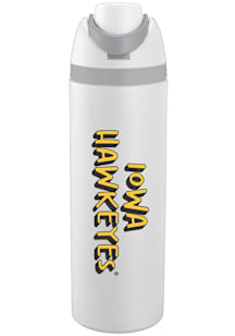 White Iowa Hawkeyes 24oz Oahu Stainless Steel Bottle