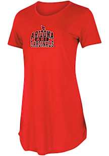 Concepts Sport Arizona Cardinals Womens Red Marathon Loungewear Sleep Shirt