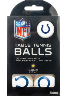 Indianapolis Colts 6 Pack Table Tennis Balls Ping Pong Balls
