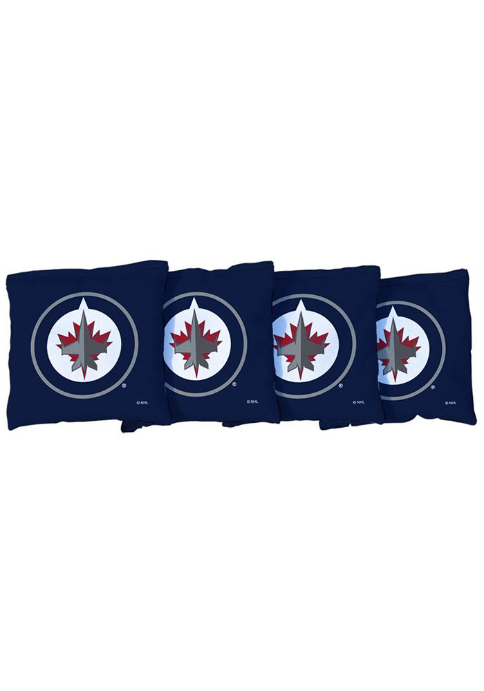 Winnipeg Jets Weathered Triangle Cornhole Game Set