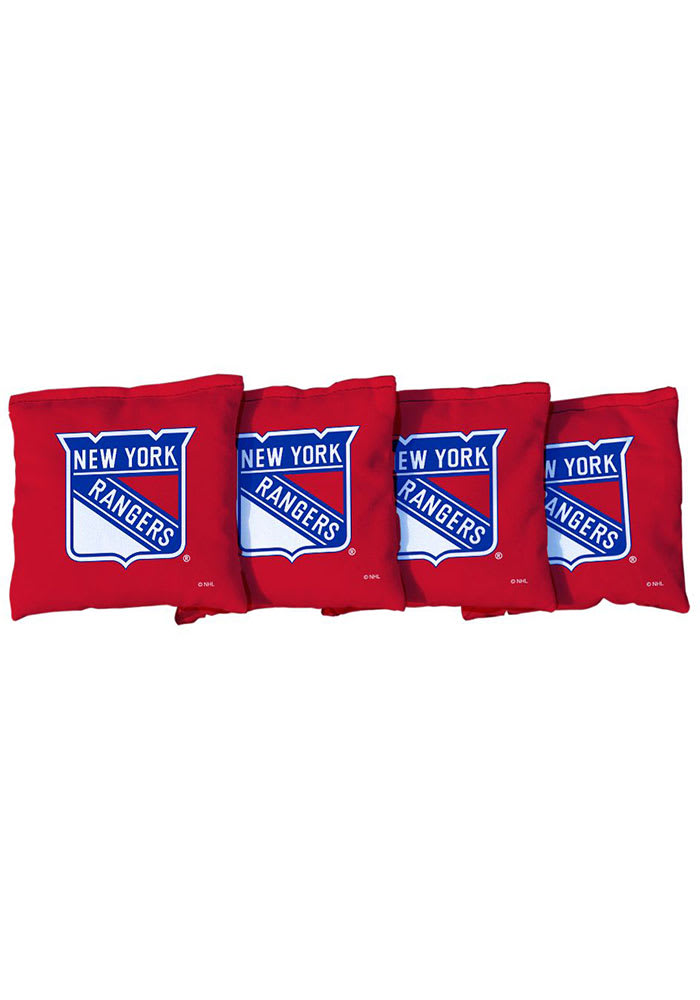New York Rangers Corn Filled Cornhole Bags Tailgate Game