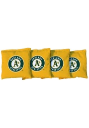 Oakland Athletics Corn Filled Cornhole Bags Tailgate Game