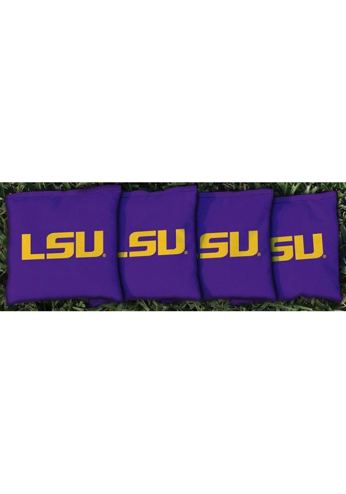 LSU Tigers All-Weather Cornhole Bags Tailgate Game