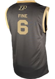 Aaron Fine Mens Black Purdue Boilermakers NIL Basketball Basketball Jersey