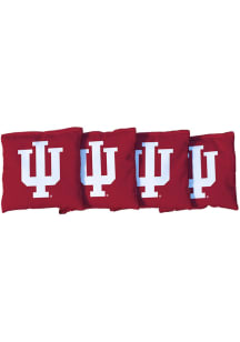 Red Indiana Hoosiers Corn Filled Corn Hole Bags