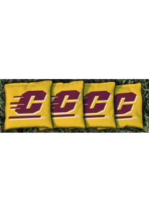 Central Michigan Chippewas Corn Filled Corn Hole Bags